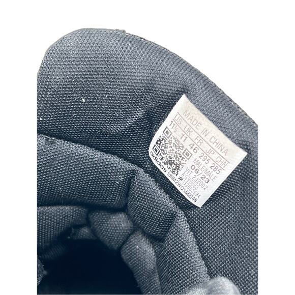 Adidas Hoops 3.0 Black Lace Up High Top Shoes Mens 11.5 - Picture 7 of 7